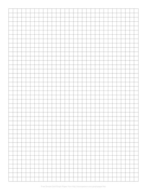 Printable Graph Paper With Numbers Graph Paper Printable