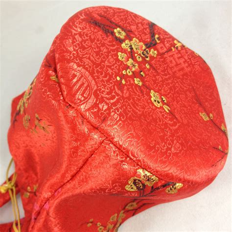 Chinese New Year Red And Gold Silk T Bags And Pouches Luxury Wedding