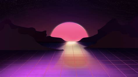 Vaporwave Sunset Wallpapers Top Free Vaporwave Sunset Backgrounds