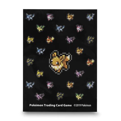Pokémon Tcg Eevee Pixel Collection Card Sleeves 65 Sleeves Pokémon Center Official Site