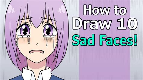 Anime Sad Faces Expressions