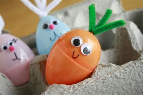Plastic Easter Egg Bunny Craft Make And Takes In 2023 Plastic
