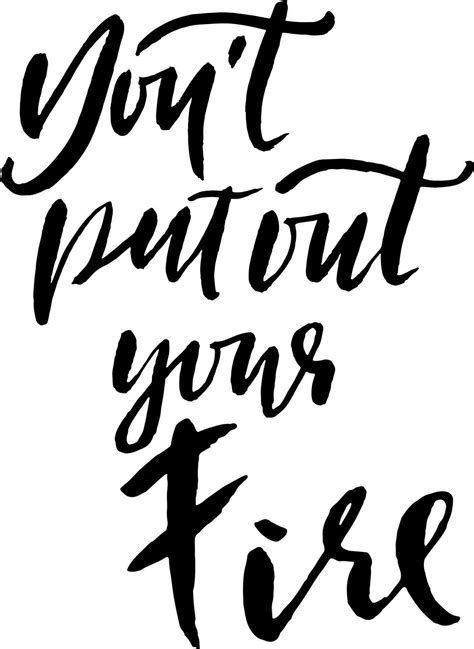 Vector Dry Brush Modern Hand Drawn Motivation Letering. Do Not Put Out