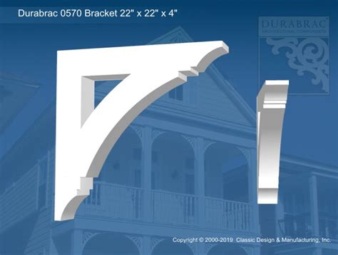 Durabrac Architectural Components 0570 Arched Bracket