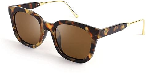 Feisedy Square Polarized Sunglasses Women Men Retro Trendy Shades Uv400 Lenses B2624
