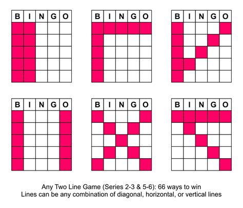 Printable Bingo Patterns Printable Word Searches