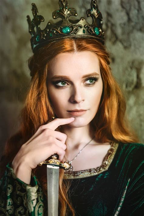 Ginger Queen By Black Bl00d Green Medieval Dress Fantasy Photography