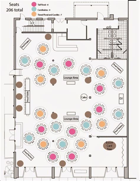 The Floor Plan For An Event With Tables Chairs And Couches In