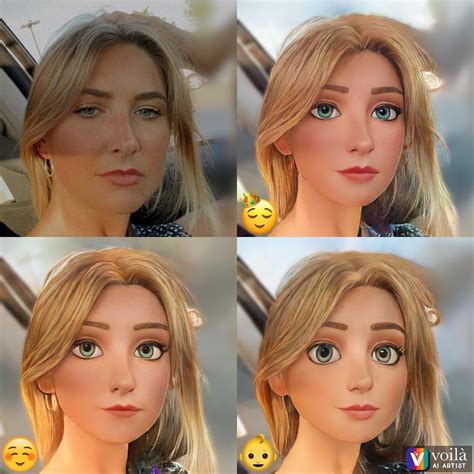 The Disney Pixar Character Filter Using Voil Ai Artist How To Do The Disney Pixar Cartoon
