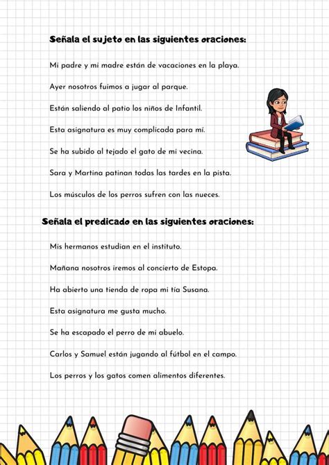 Sujeto Y Predicado Online Activity For Cuarto De Primaria Quinto De