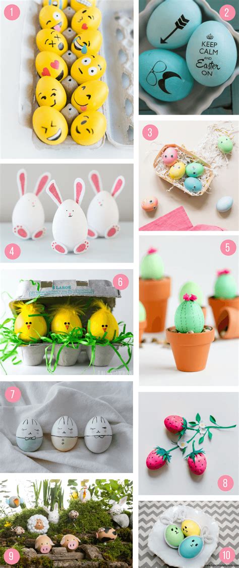 Easter Egg Decorating Ideas For Kids 70 Creative Ways To Decorate Your