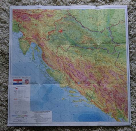 Geografska Karta Hrvatske Za 8 Razred