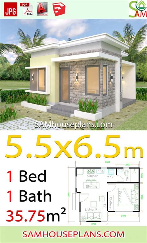 House Plans 12x12 Meter 4 Bedrooms Gable Roof 40x40 Feet