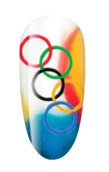 olympic nail art how to salon