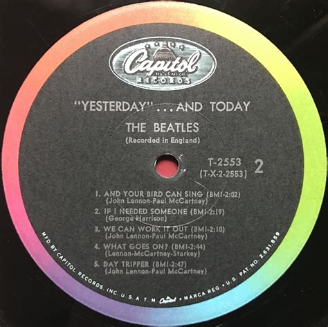 Nostalgipalatset Beatles Yesterday And Today Butcher Cover Lp