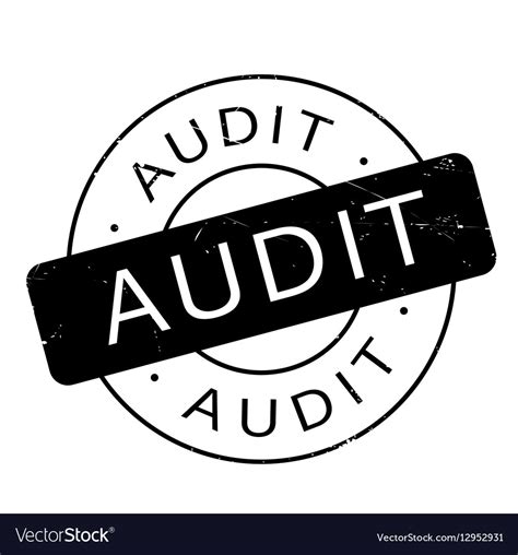 Audit Rubber Stamp Royalty Free Vector Image Vectorstock