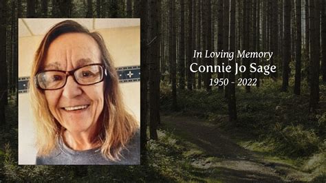 Connie Jo Sage Tribute Video
