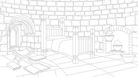 Tower Room Lineart By Lesleigh63 On Deviantart