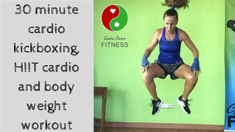 Minute Cardio Kickboxing HIIT Cardio And Body Weight Workout YouTube