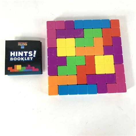 Masterpieces Tetris Cube Brainteaser Puzzle 16 Piece With Hints Booklet
