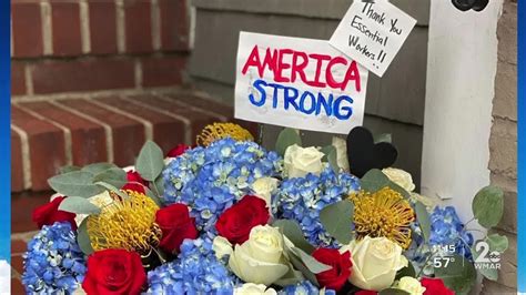 May Day baskets honor essential workers in Annapolis - YouTube