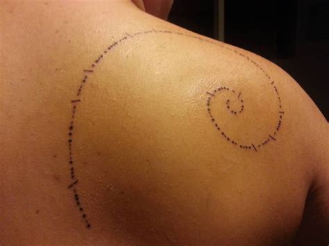 25 Great Fibonacci Spiral Tattoos Designs Fibonacci Spiral Tattoo