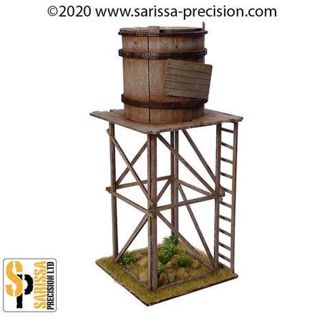 Water Tower 28mm Sarissa Precision Limited