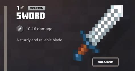 Some improve melee, others improve ranged, and some add magic. Sword | Minecraft Dungeons - GameWith
