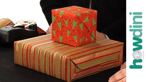 You can't wrap presents without a sort ribbon by color in a decorative box. How to gift wrap boxes - YouTube