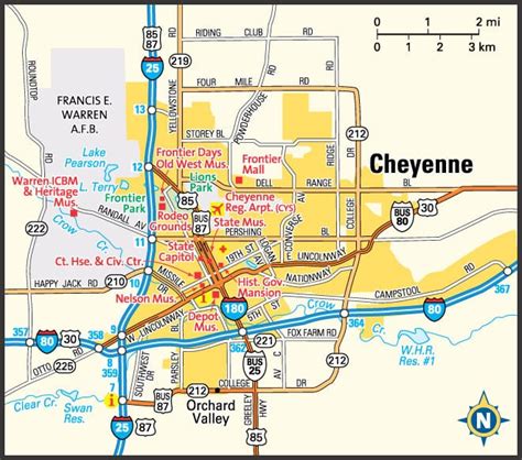 Wyoming City Map Directory Maps Of Wyoming Cities