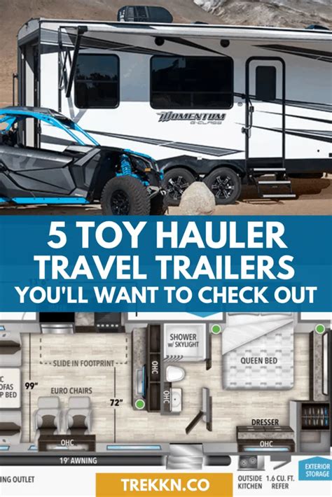 The Best Toy Hauler Travel Trailers 2024 Edition Trekkn Toy