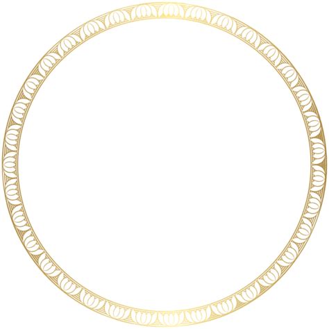 Ornate Round Gold Frame Png Clipart Gallery Yopriceville High