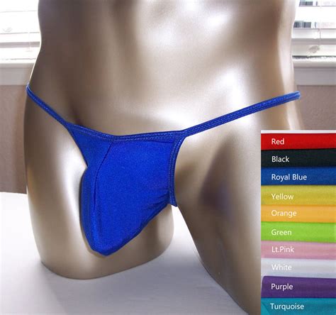 K448 Sexy Mens Tanga String Bikini Bulge Contoured Pouch Colors Ebay