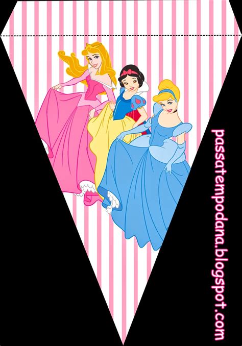 Disney Princess Birthday Free Party Printable Oh My Fiesta In English