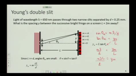 For example, if you wanted. Young's Double Slit Experiment - Fringe Spacing Example - YouTube