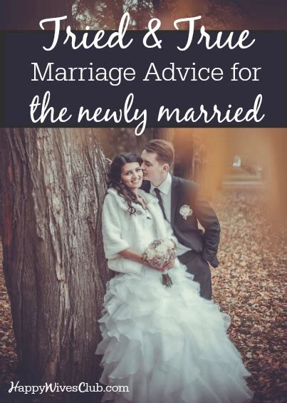 Best Marriage Advice For The Newly Married Happy Wives Club