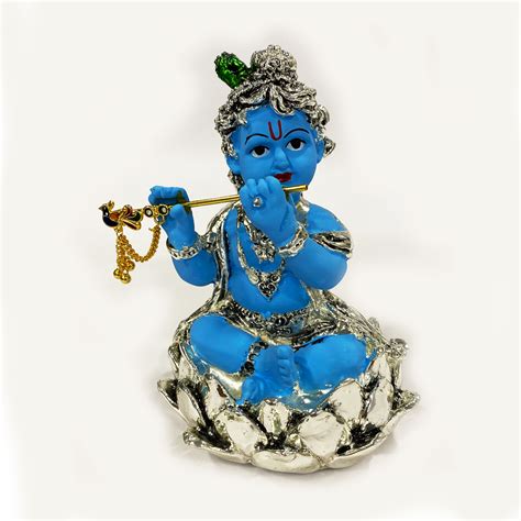 Silver Baby Krishna Idol Ph