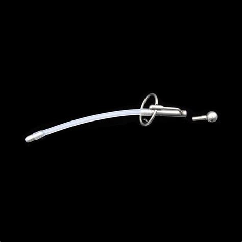 flexible urethral catheter chastity toys male peehole insertion dilator penis plug pleasure