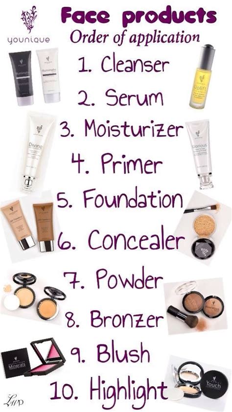 This Is The Exact Order You Should Apply Your Younique Face Products