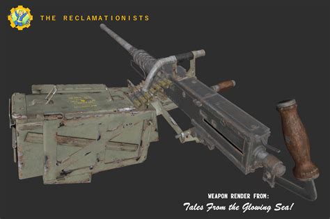 50 Cal Machine Gun Recreation Textures Finished At Fallout 4 Nexus