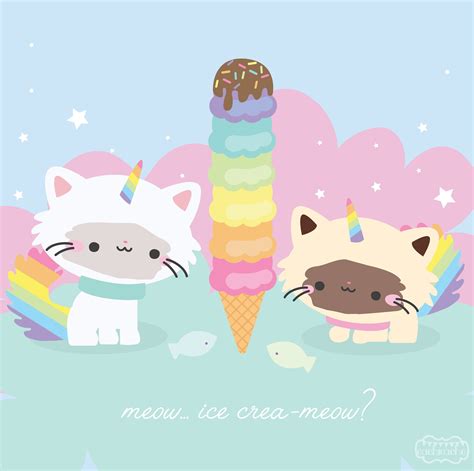 Ice Cream Clipart Cream Cat Rainbow Clipart Cat Clipart Girly Room