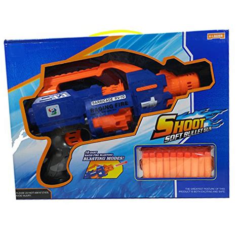 10 Dart Rapid Fire Nerf Gun Planet X Online Toy Store For Kids