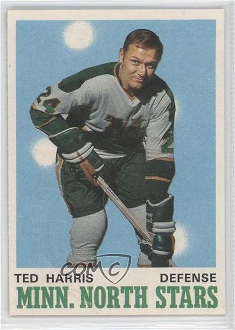 Ted Harris Hockey Card 1970 71 O Pee Chee 166 Amazonca Sports