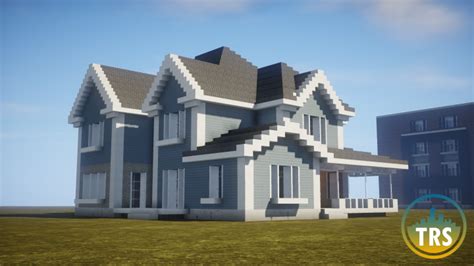 Realistic Home Trs Minecraft Project Minecraft Houses Modern