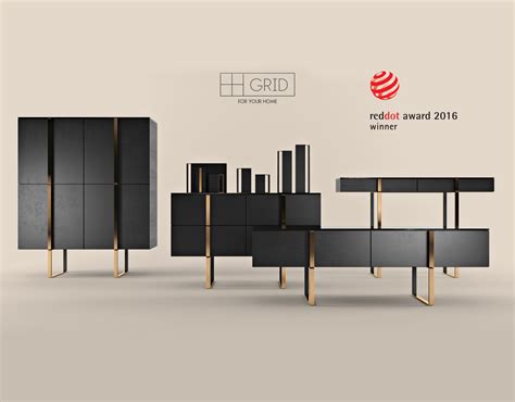Popatrz Na Ten Projekt W Behance „grid Furniture And Decor Set