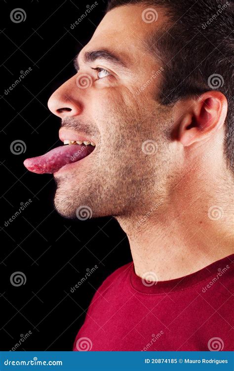 Male Man With Tongue Out Royalty Free Stock Photo Image