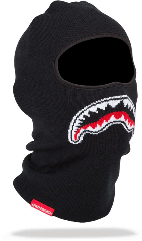 Download Black Sharkmouth Ski Mask Stealth Shark Ski Mask Png Image