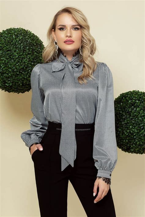 Pin On Bow Blouse Only