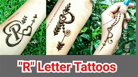 Share 81 About R Letter Tattoo Mehndi Design Super Hot Indaotaonec