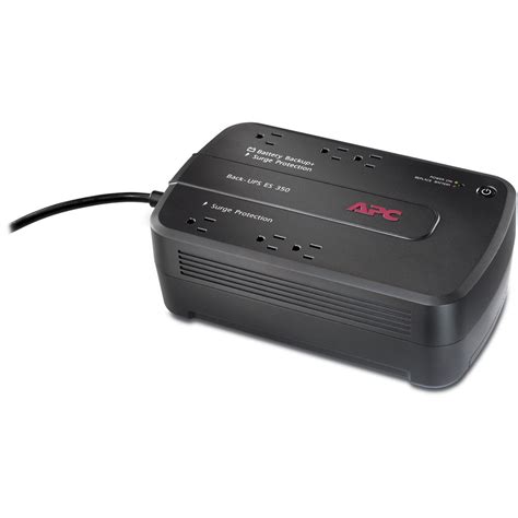 New, highly efficient charging system. APC Back-UPS ES Uninterruptible Power Supply BE350G-LM B&H ...